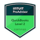 Intuit QuickBooks ProAdvisor Level 2 Certified badge